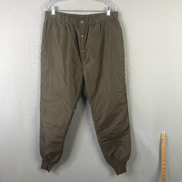 10X Insulated Pants Mens Large Brown Thinsulate Made in USA Hunting X36184BWP - Picture 1 of 16